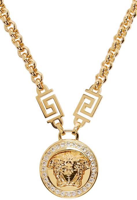 versace pendent|14k gold versace pendant.